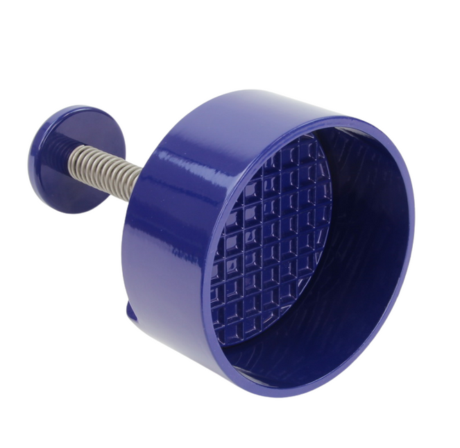 Adelmann Aluminium Hamburgerpers Blauw Ø100mm