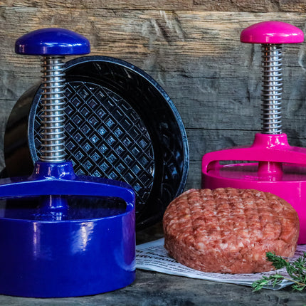 Adelmann Aluminium Hamburgerpers Zwart Ø125mm