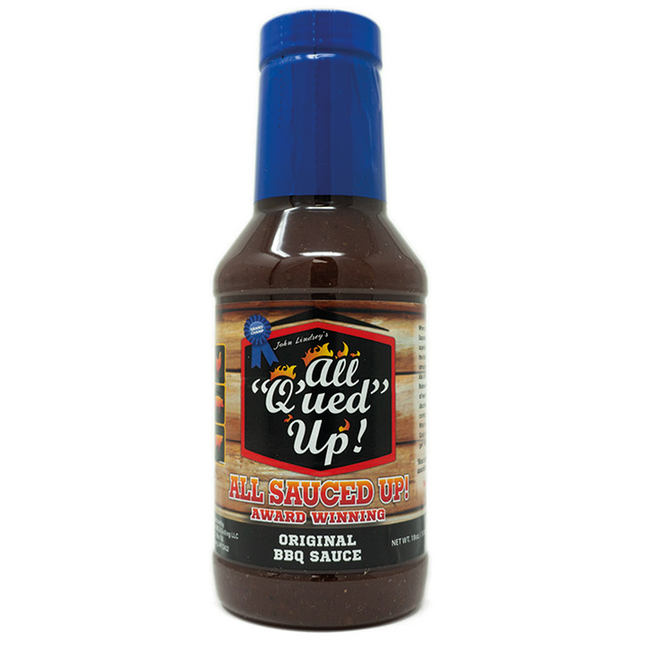 All Q'ued Up All Q'ued Up! All Sauced Up Original BBQ Sauce 18 oz