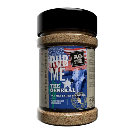 Angus & Oink WEEKENDDEAL: Angus&Oink The General BBQ Seasoning 200 gram