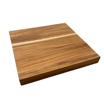 Basic Culinair Basic Culinair Teakhouten Hakblok 50 x 50 x 6 cm