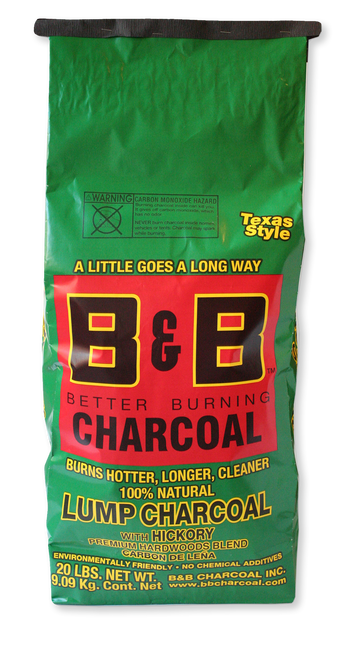 B&B B&B Hickory Lump Charcoal 9 kg