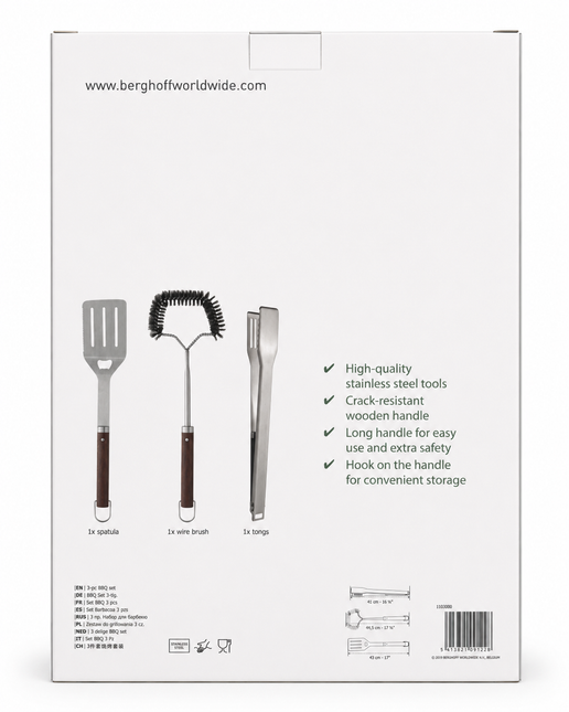 Berghoff BergHOFF BBQ Essentials Set 3 stuks