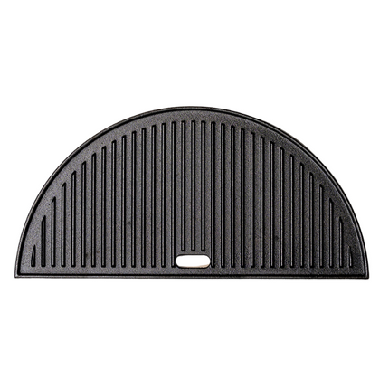 Best Charcoal Bestcharcoal Cast Iron Half Moon Griddle Large