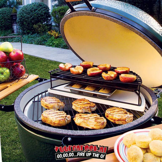 Big Green Egg Big Green Egg Perforated Half Grid XLarge TBV EGGspander Kit