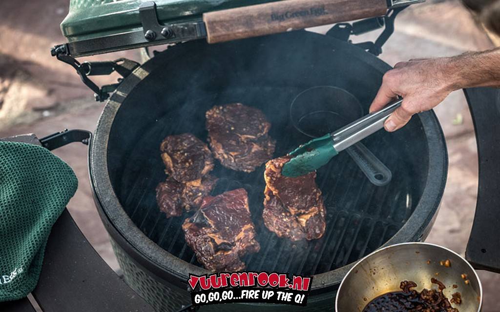 Big Green Egg Big Green Egg RVS BBQ Tang 30 cm