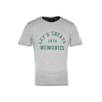 Big Green Egg Big Green Egg T-Shirt Let's Create Grijs Medium