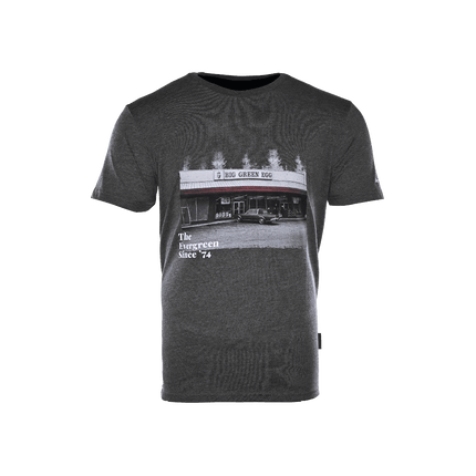 Big Green Egg Big Green Egg T-Shirt The Evergreen Since '74 Houtskool Grijs XXLarge