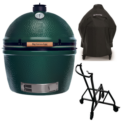 Big Green Egg Big Green Egg XXLarge + Integgrated Nest + Handler + Cover