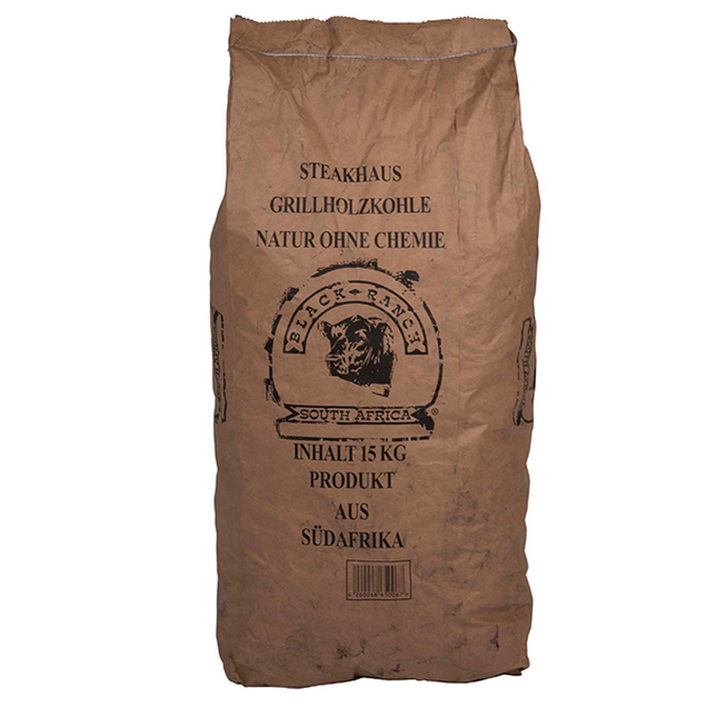 Black Ranch Black Ranch Acacia Zuid Afrika Black Wattle Houtskool 15 kg