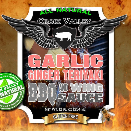 Croix Valley Croix Valley Garlic Ginger Teriyaki BBQ & Wing Sauce 12 oz