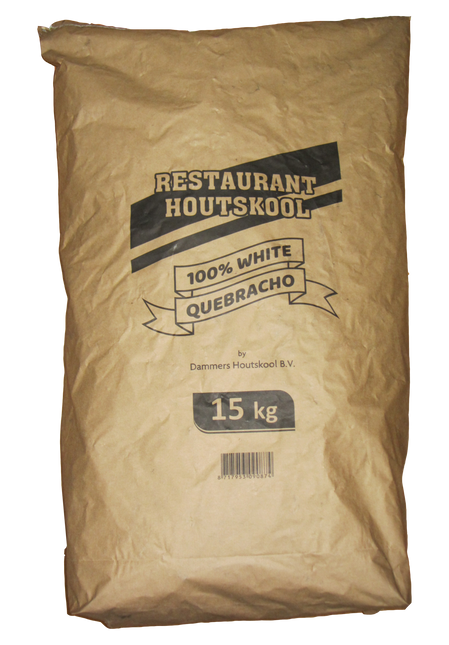 Dammers Dammers Restaurant Houtskool 100% White Quebracho 15 kg
