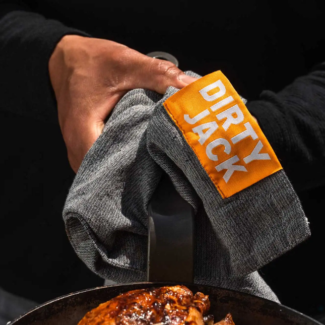 Dirty Jack Dirty Jack Kookdoek Charcoal Orange Label