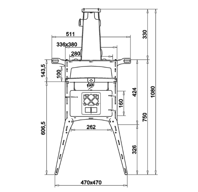 Fikki Fikki Outdoor Oven Compact