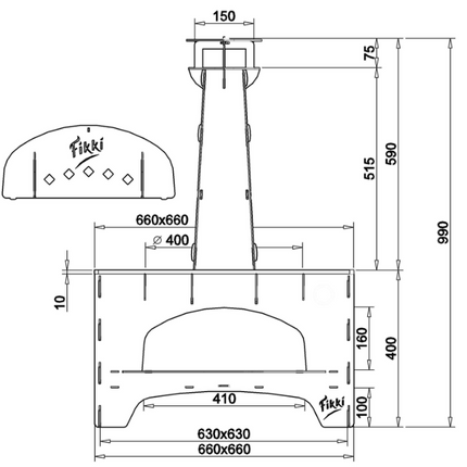 Fikki Fikki Outdoor Oven - Level
