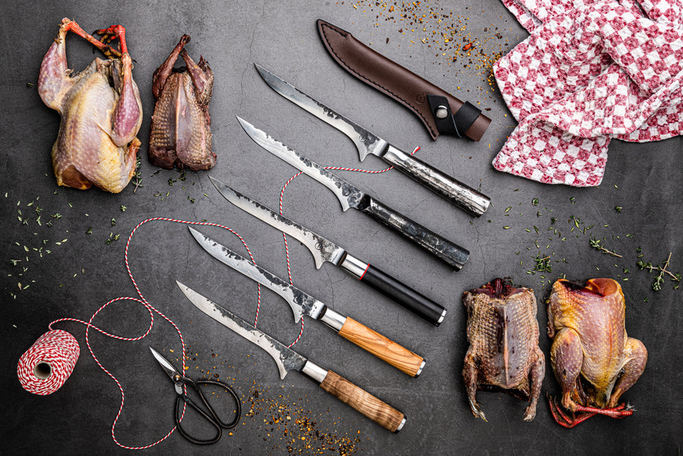 Forged Leather Forged Leren Hoes Uitbeenmes