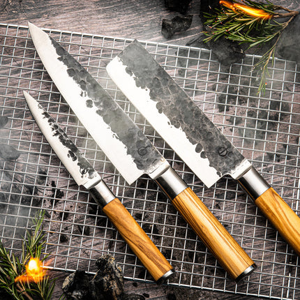 Forged Seconde Chance: Olive Forged 3-Delig Messenset