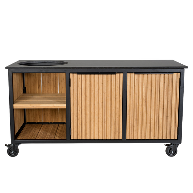 Fraaii Fraaii Buitenkeuken Bamboo Natural Rhombus Inferno