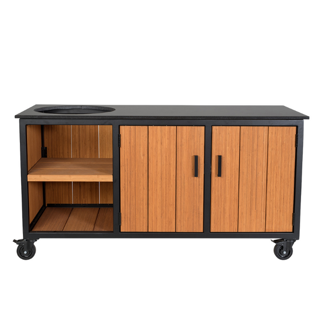 Fraaii Fraaii Buitenkeuken Bamboo Teak Oil Inferno XL