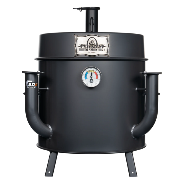 Gateway Drum Smokers Gateway Drum Smoker Mini Go2 Mat Zwart