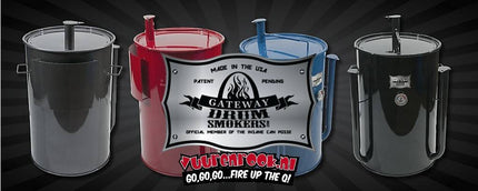 Gateway Drum Smokers Gateway Drum Smokers - 55 Gallon Logo Plate Charcoal