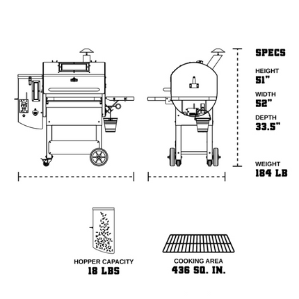 Green Mountain Green Mountain Grills Ledge Prime 2.0