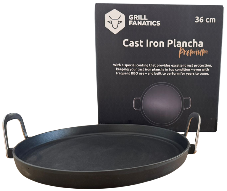 Grill Fanatics Grill Fanatics Gietijzeren Plancha 36 cm