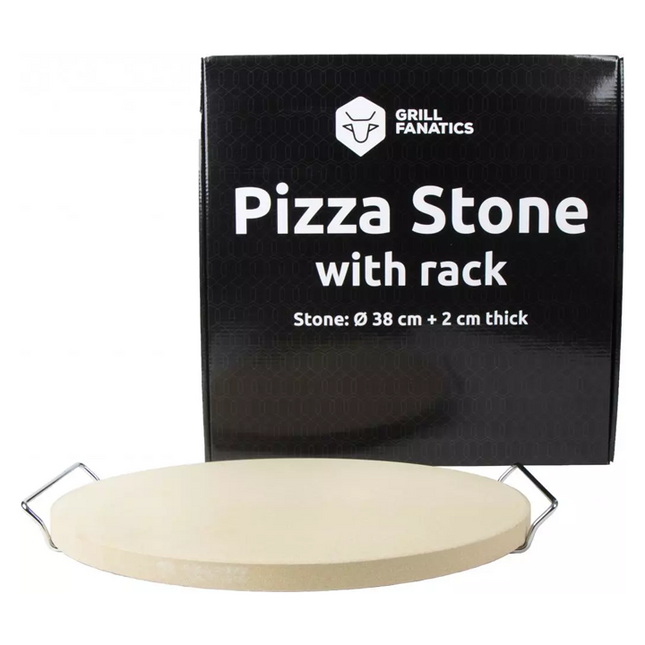 Grill Fanatics Grill Fanatics Pizzasteen met Rek 38 cm