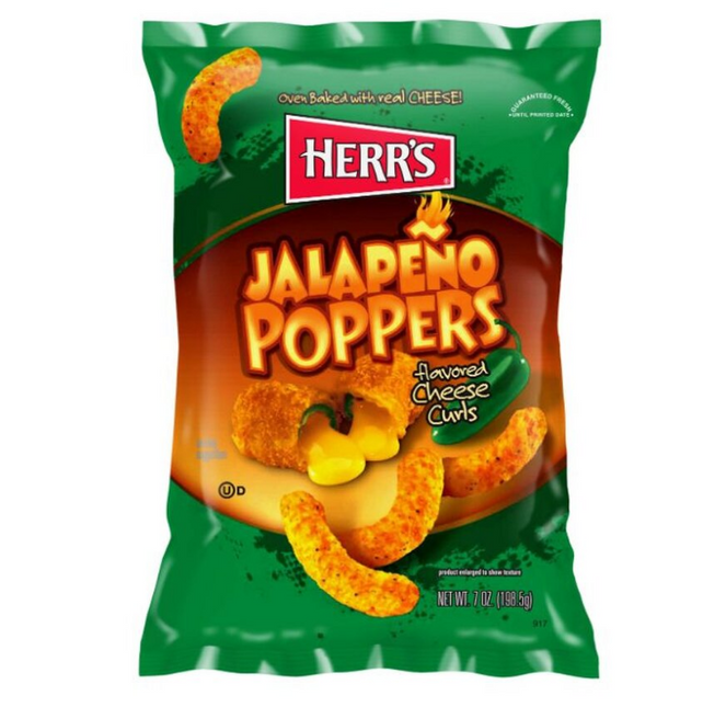Herrs Herr's Jalapeño Cheese Curls 170 gram