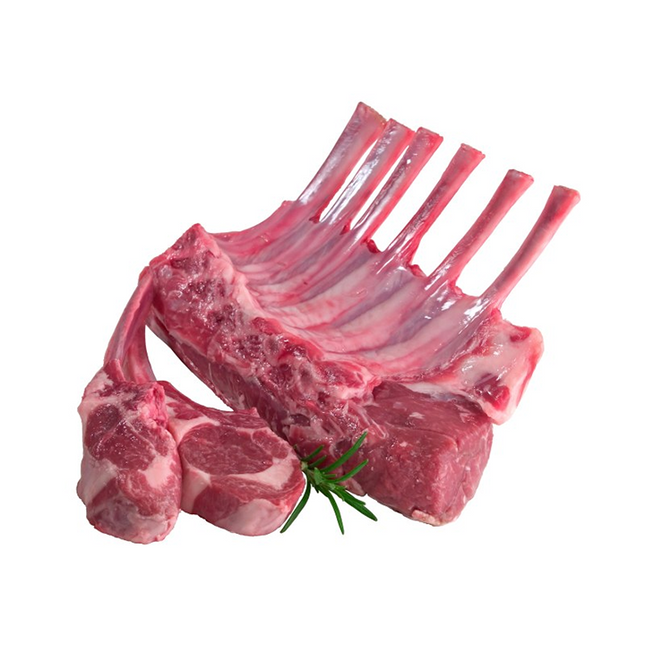 Home Made New Zeeland Lams Frenched Rack 1000 gram