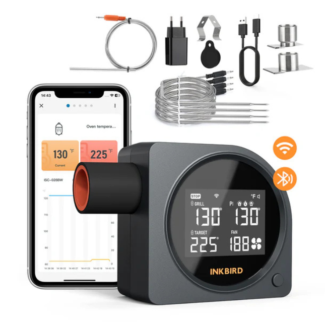 Inkbird Inkbird BBQ Controller WIFI & Bluetooth ISC-028-BW