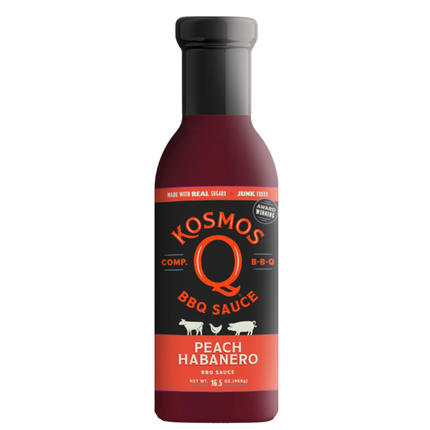 Kosmos Kosmos Peach Habanero BBQ Sauce 16.5oz