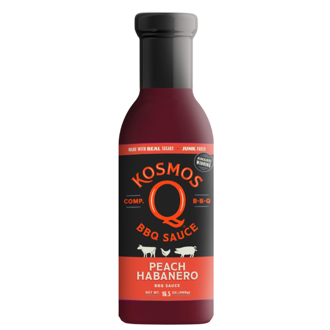 Kosmos Kosmos Peach Habanero BBQ Sauce 16.5oz