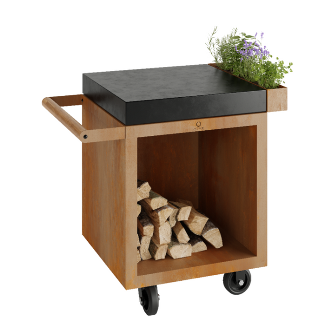 OFYR OFYR Mise en Place Table Corten 65 PRO