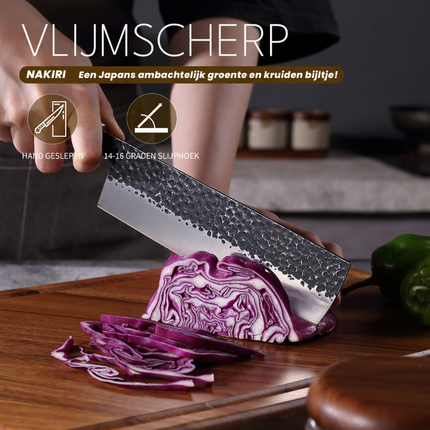 Paudin Paudin Hammer Black Nakiri Mes 17,5 cm