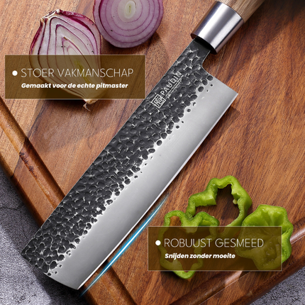 Paudin Paudin Hammer Black Nakiri Mes 17,5 cm