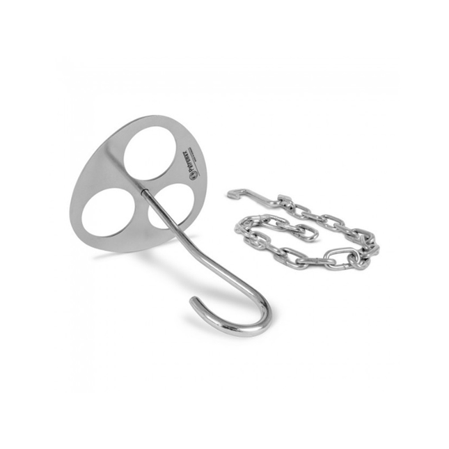 Petromax Petromax D-Ring Driepoot Plaat met Haak en Ketting Groot