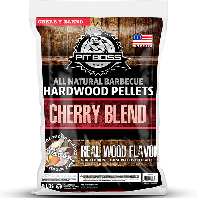 Pit Boss Transport Damage: Pit Boss Cherry Blend Pellets 9 kg