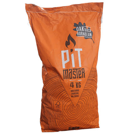 Pitmaster Pitmaster Oak Birch Hornbeam Houtskool 4 kg