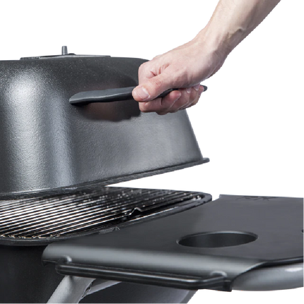 PK Grill PKTX Folding Stand for Original PK Grill + Smoker Graphite