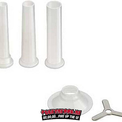 Porkert Porkert Enterprise 32 PVC Worstvulpijpen Set met Adapter en Doorvoer Vleugel
