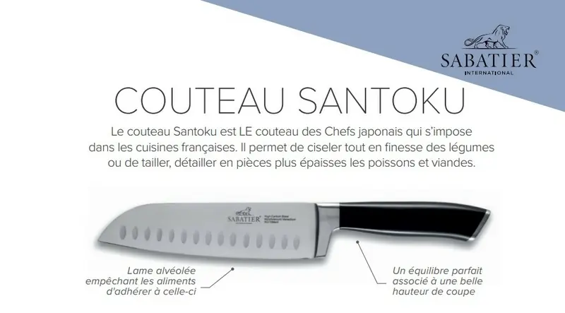 Sabatier Sabatier Couteau Santoku Knife 17,7 cm