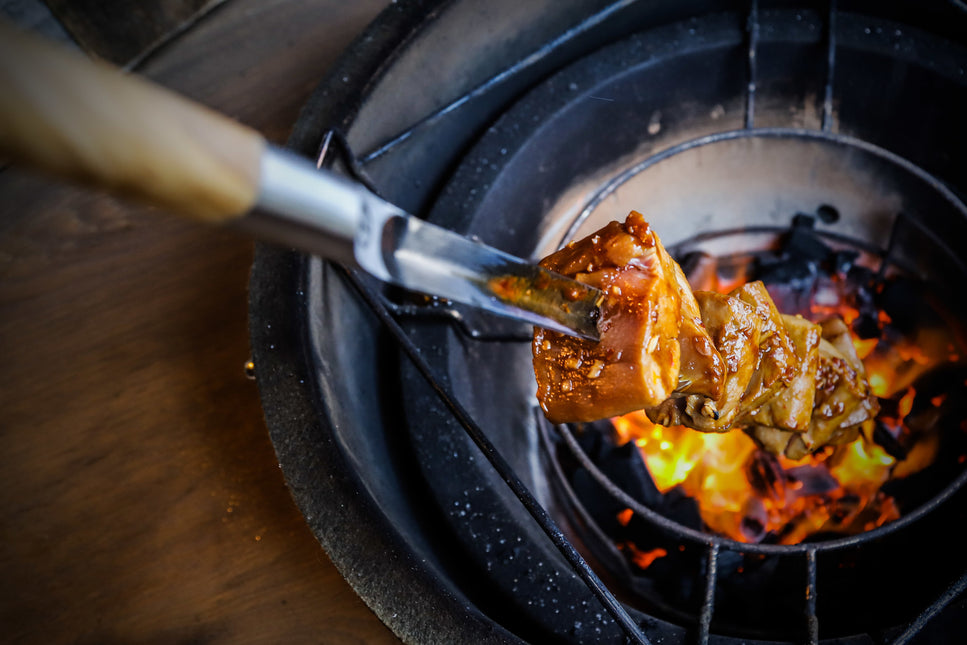 Second Chance Second Chance: Churrasco Forged Spies V-vorm 50 cm