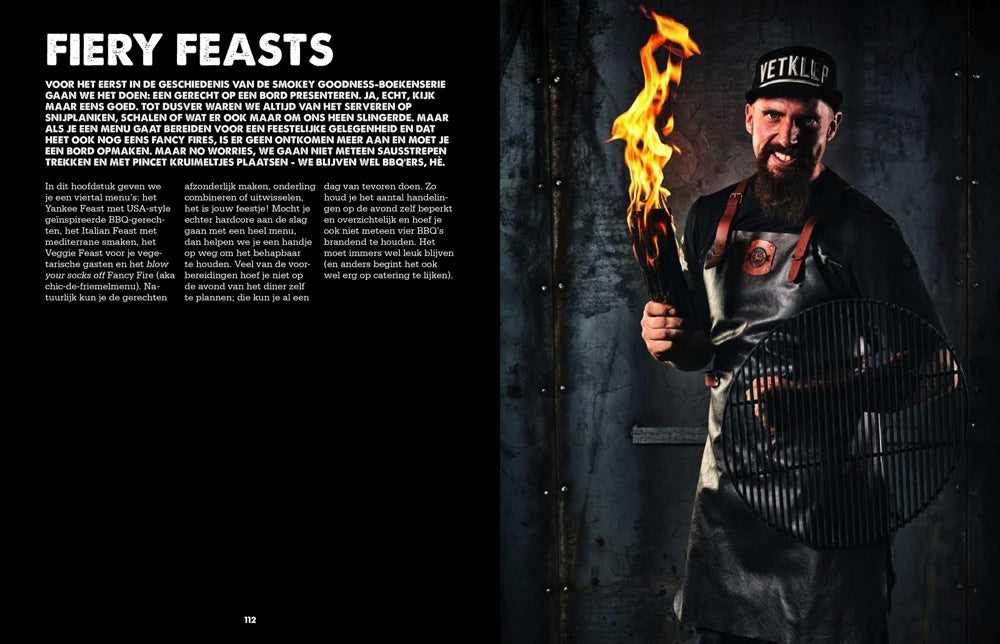 Smokey Goodness Second Chance: Smokey Goodness BBQ Feast on Fire GESIGNEERD