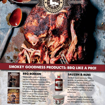 Smokey Goodness Smokey Goodness 2 Het Next Level BBQ Boek GESIGNEERD!