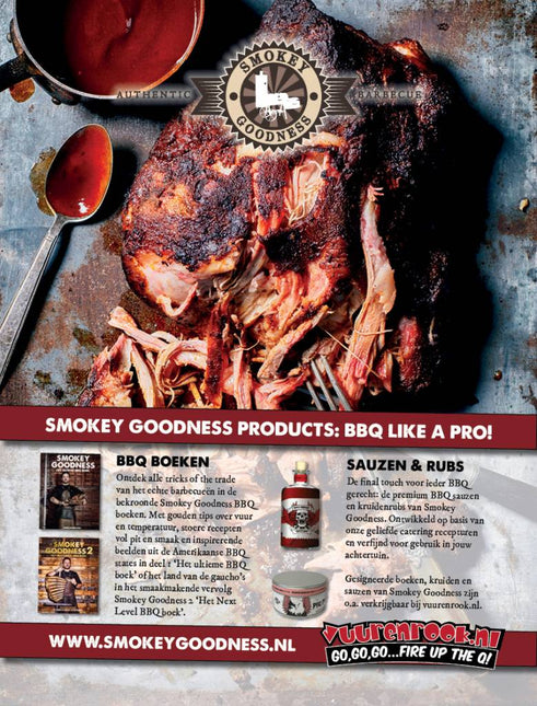 Smokey Goodness Smokey Goodness 2 Het Next Level BBQ Boek GESIGNEERD!