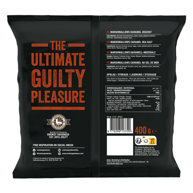 Smokey Goodness Smokey Goodness Marshmallows Salted Caramel 400 gram