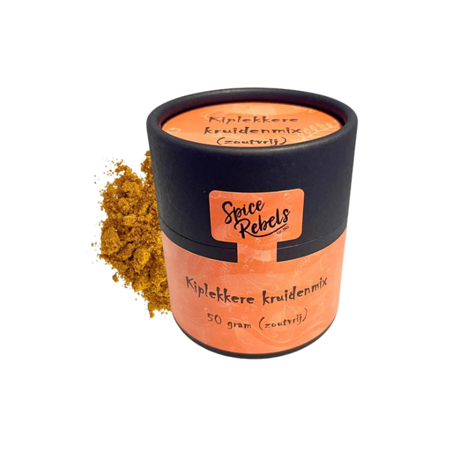 Spice Rebels Spice Rebels Kiplekkere Kruidenmix Zoutvrij 50 gram