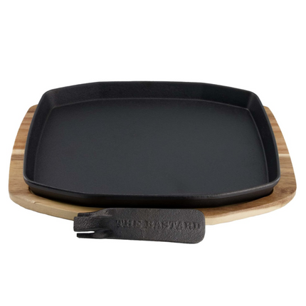 The Bastard The Bastard Sizzling Plate & Holder Cast Iron L/M