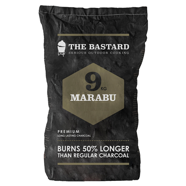 The Bastard Weekenddeal: The Bastard Charcoal Marabu 9 kg